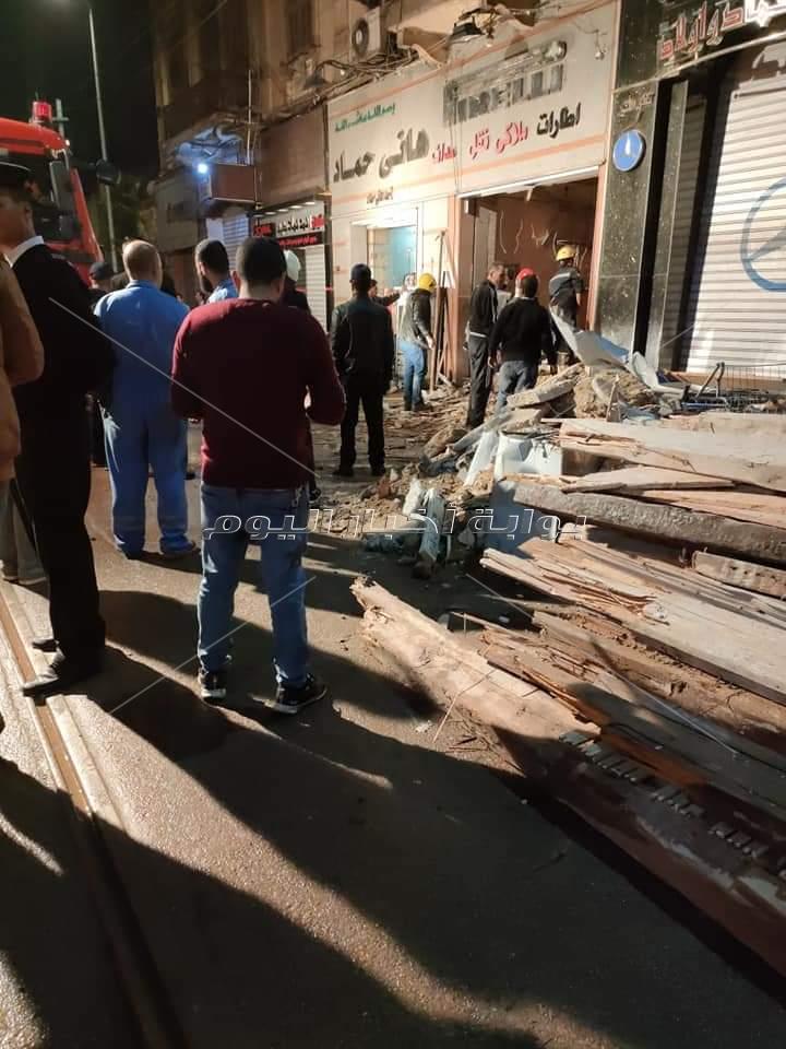 بسبب الطقس السيئ.. مصرع شاب في انهيار سقف عقار بالإسكندرية