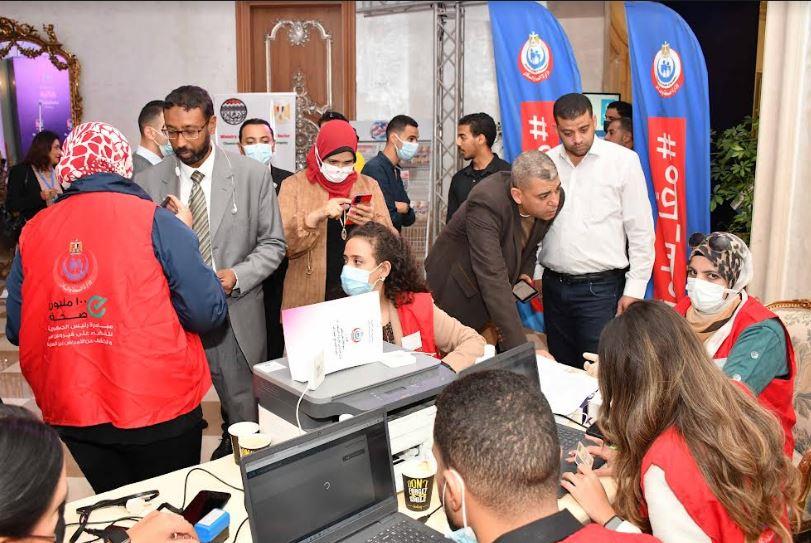 4 فرق طبية لتطعيم المشاركين في مؤتمر أخبار اليوم الاقتصادي الثامن 