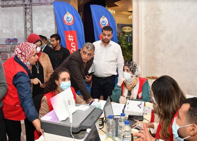 4 فرق طبية لتطعيم المشاركين في مؤتمر أخبار اليوم الاقتصادي الثامن 