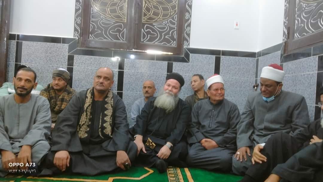 أقباط يشاركون في افتتاح مسجد بقنا.. ألقوا خطبة عن الوحدة والتسامح