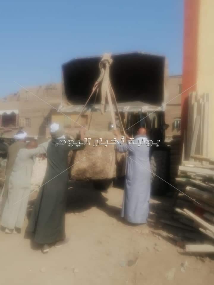  اكتشاف معصرة أثرية للنبيذ أسفل معهد أزهري بقنا