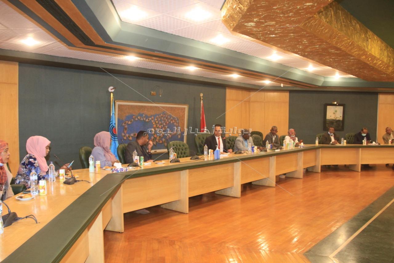 وفد من الصحفيين السودانيين يزور لجنة التدريب نقابة الصحفيين /صور 