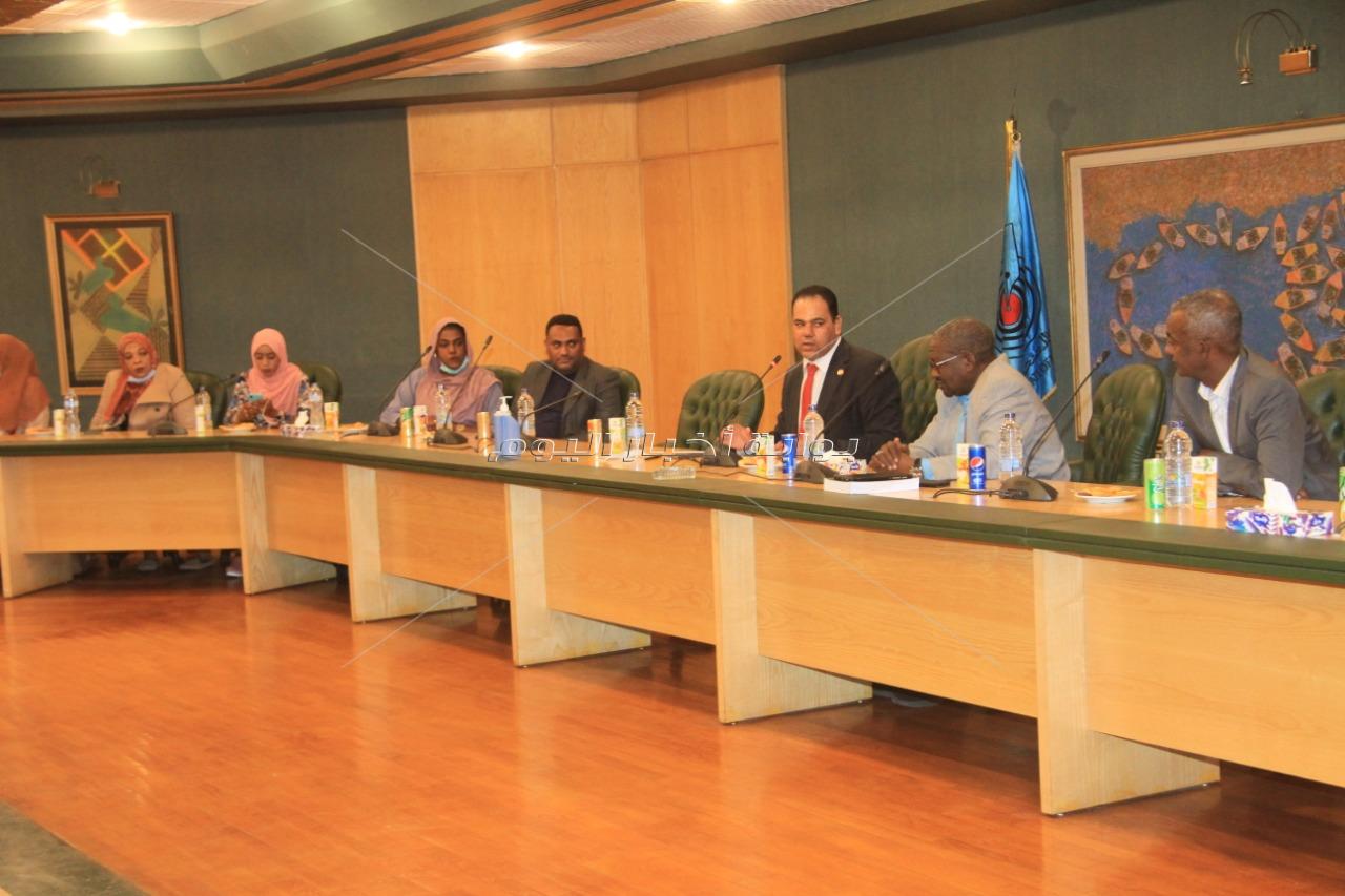وفد من الصحفيين السودانيين يزور لجنة التدريب نقابة الصحفيين /صور 