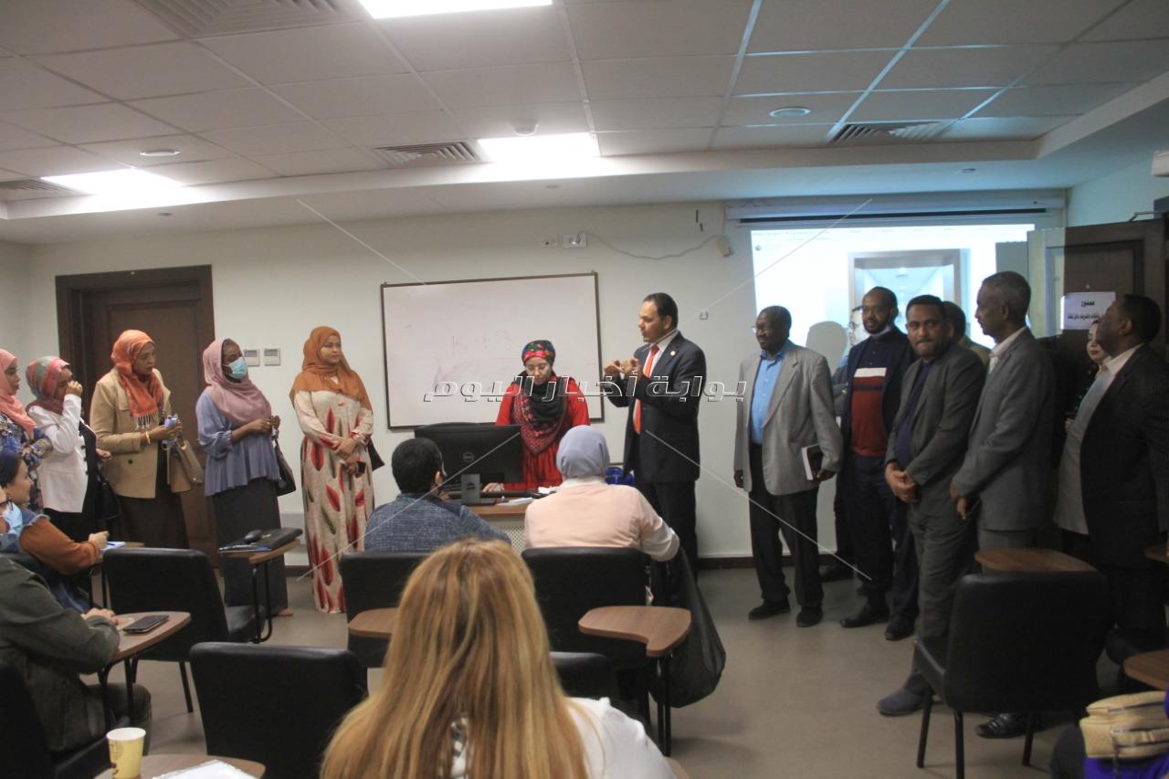 وفد من الصحفيين السودانيين يزور لجنة التدريب نقابة الصحفيين /صور 
