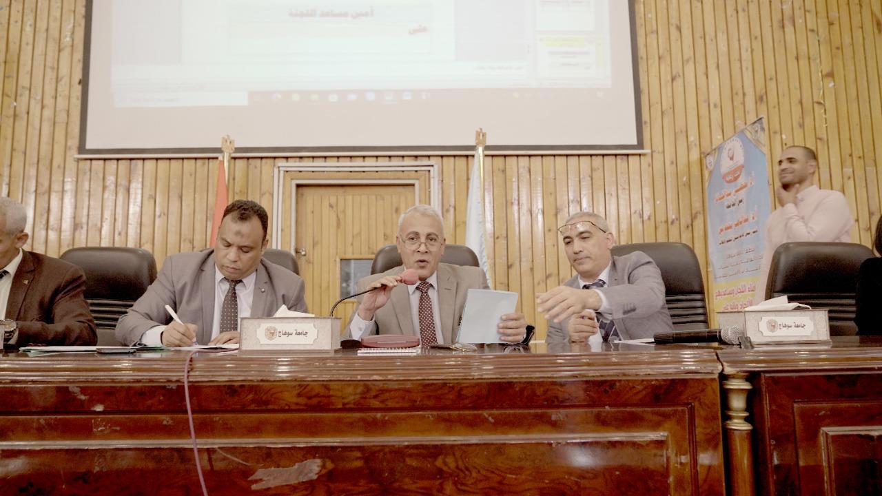 *محمد حسن رئيساً لإتحاد طلاب جامعة سوهاج وفارس صِديق نائباََ له* 