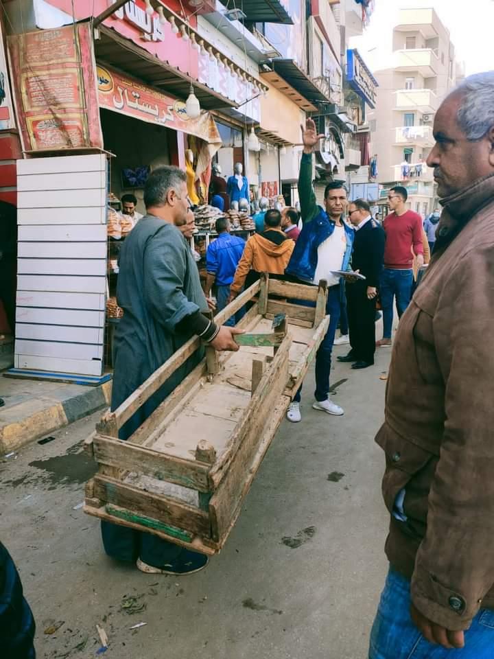 5 محاضر اشغالات، و 33 إزالة فورية باشمون، .صور‎‎