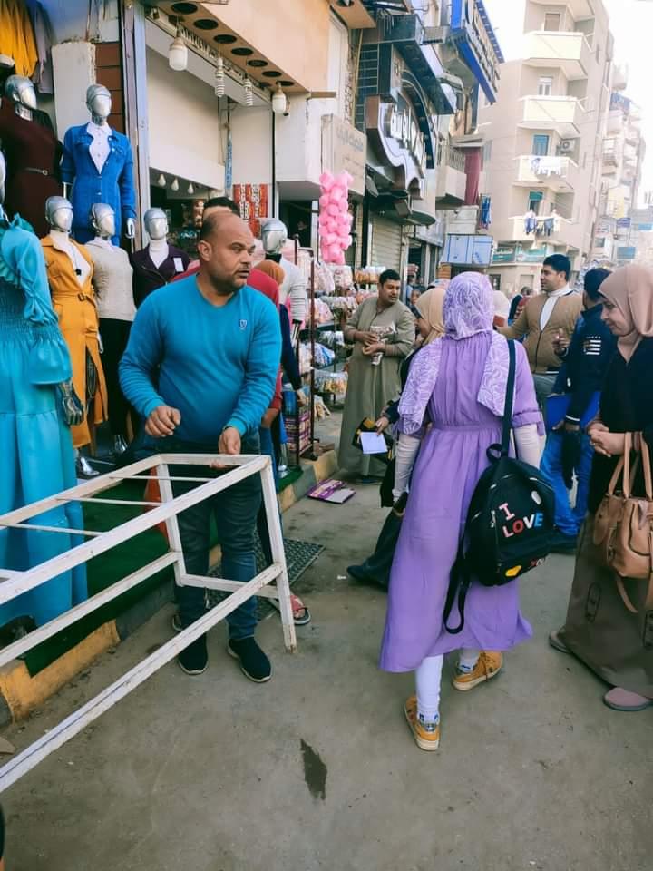 5 محاضر اشغالات، و 33 إزالة فورية باشمون، .صور‎‎