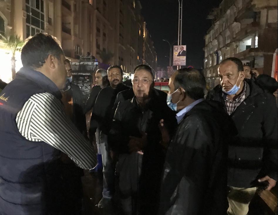 زخات متقطعة لأمطار الفيضة الصغرى على الإسكندرية وانتشار لسيارات الصرف 