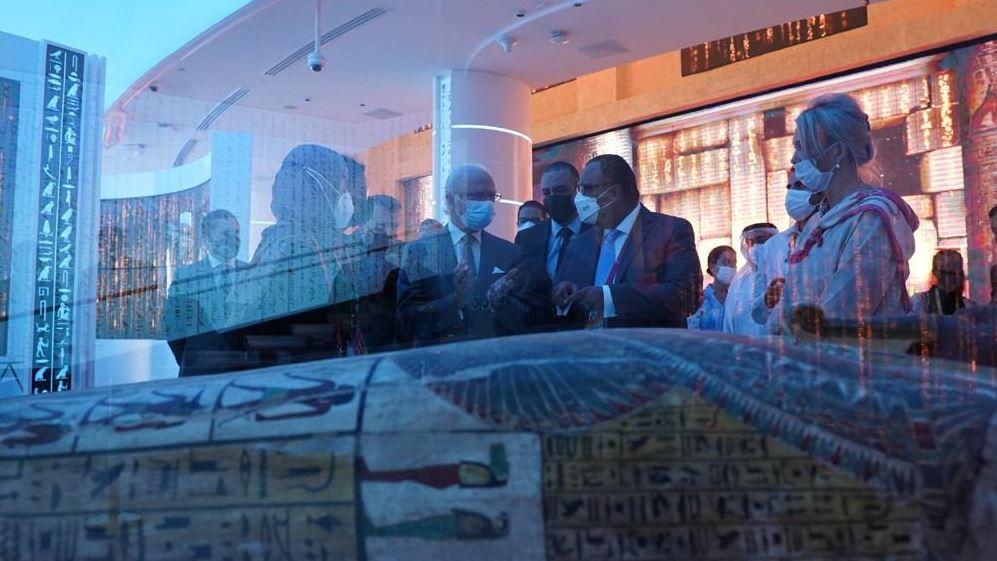 ملك السويد يزور الجناح المصري المشارك في معرض إكسبو دبي 2020 
