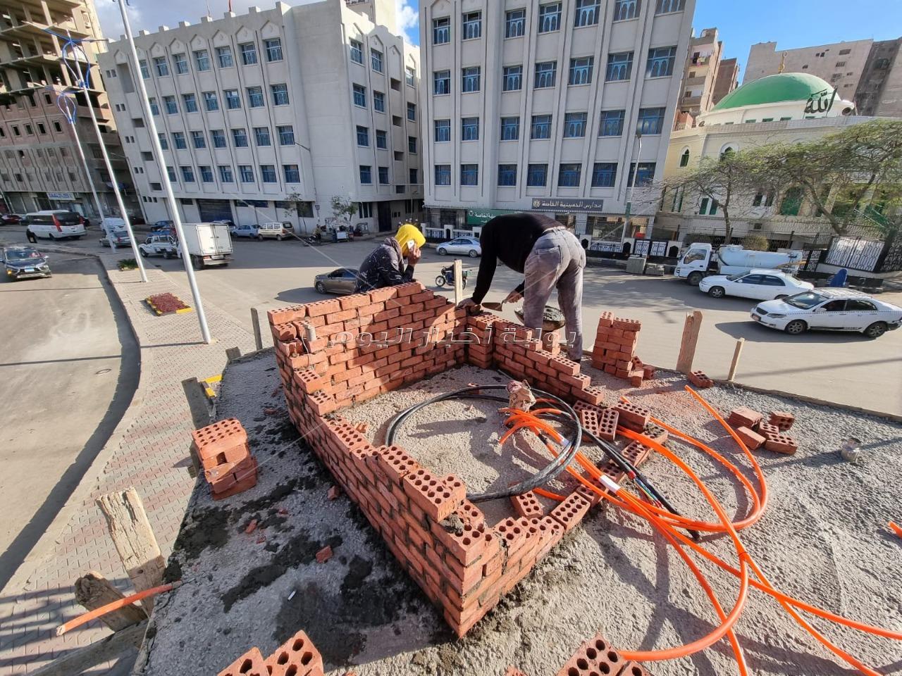 استكمال تطوير ميدان الحسينية بالعمرانية
