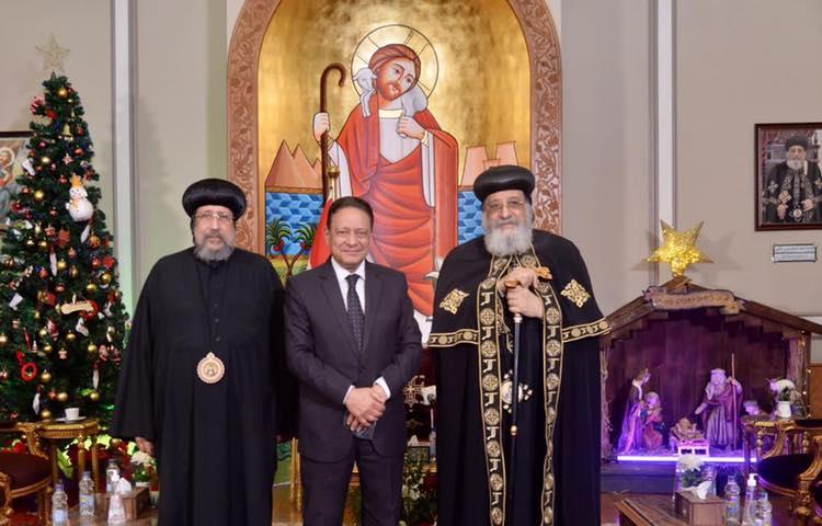 رئيس الأعلى لتنظيم الإعلام يهنئ البابا تواضروس الثاني بمناسبة عيد الميلاد المجيد