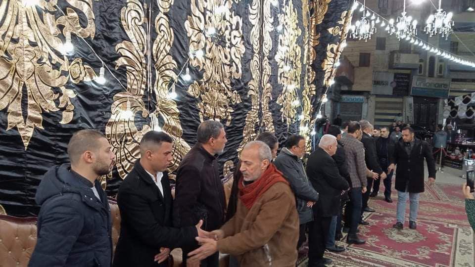 أعداد غفيرة من المواطنين في عزاء وائل الإبراشي