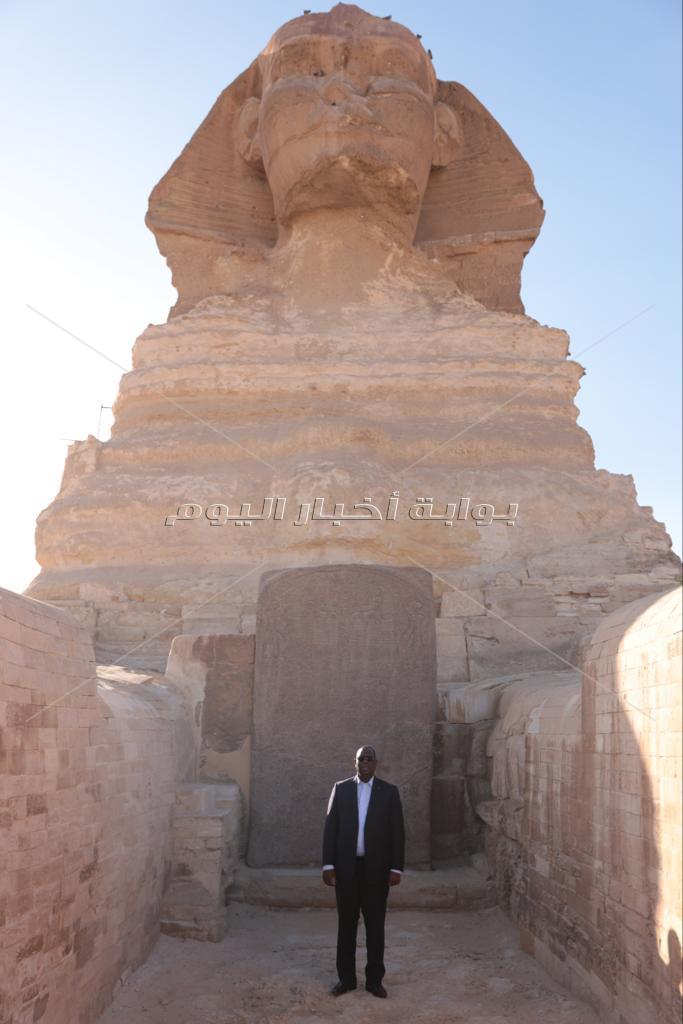 الرئيس السنغالي يحرص علي زيارة معالم مصر السياحية والاثرية