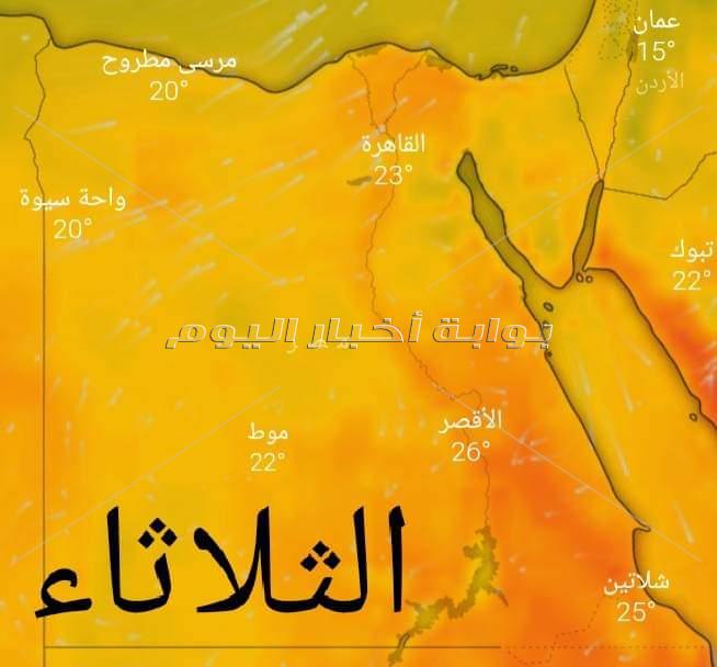 ارتفاع الأمواج واضطراب كامل ونشاط للرياح المثيرة للرمال والأتربة خلال هذا الموعد