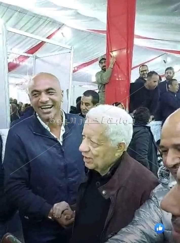 انصار مرتضى منصور يحتفلون بفوزه برئاسة الزمالك 