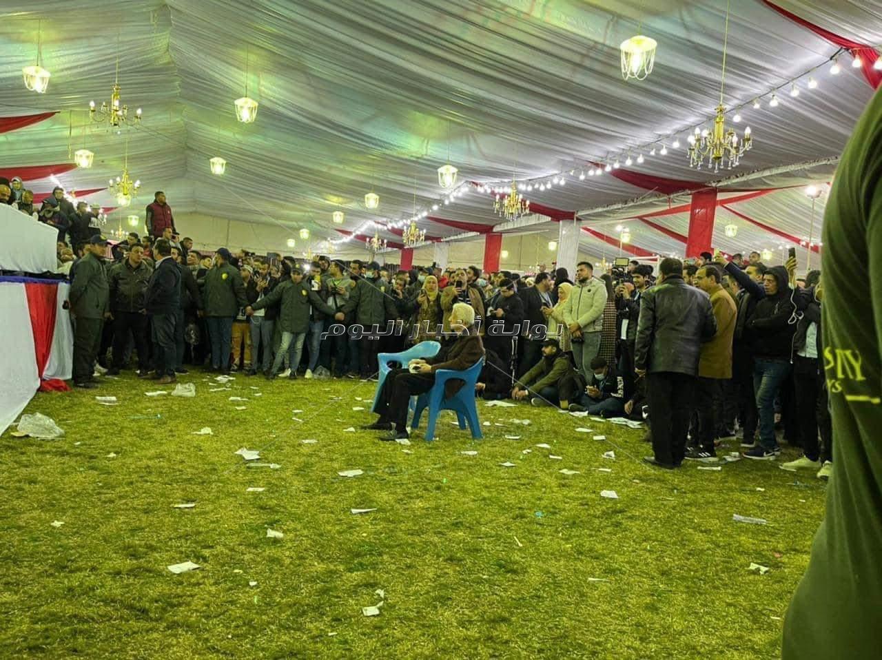 انصار مرتضى منصور يحتفلون بفوزه برئاسة الزمالك 