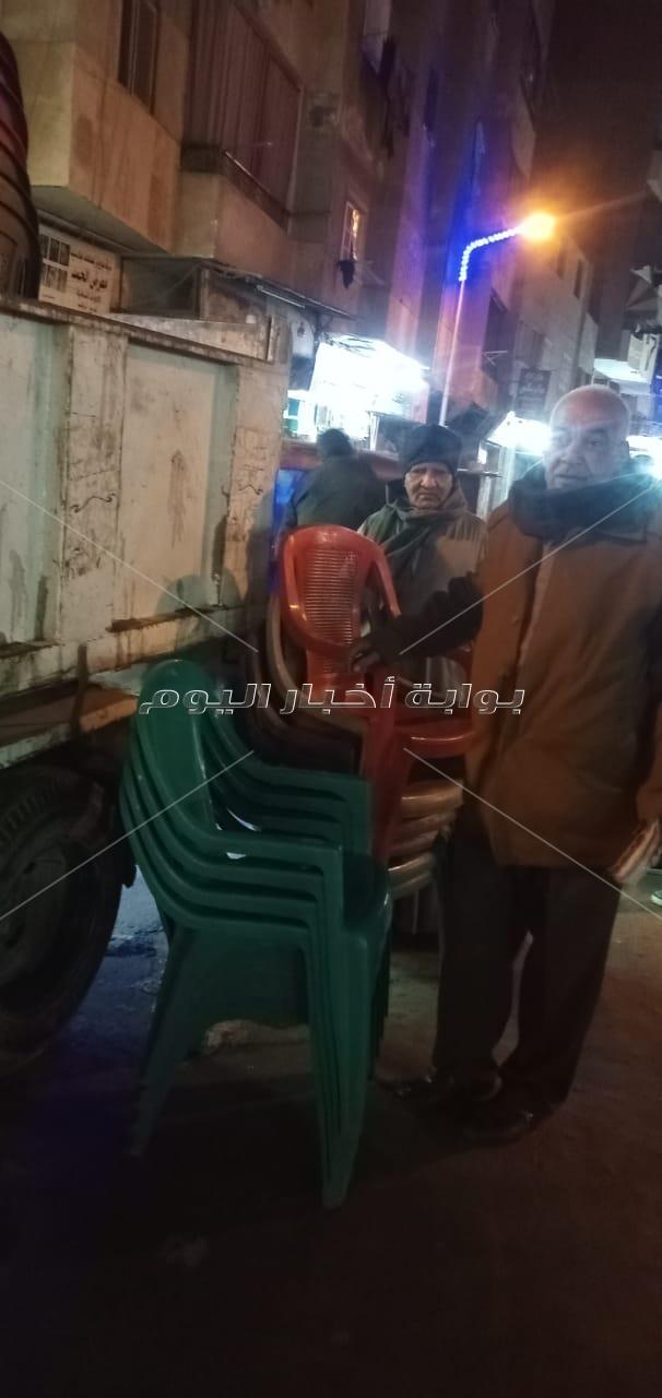 حملة إشغالات ليلية على شوارع بولاق الدكرور