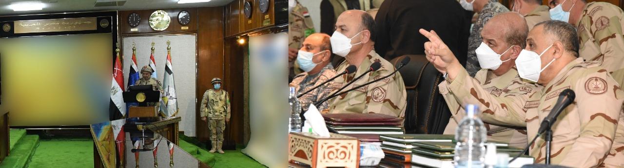 وزير الدفاع يشهد تنفيذ مشروع مراكز القيادة الإستراتيجي التعبوي « سيناء- 6»
