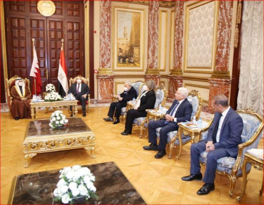 رئيس " الشيوخ" يلتقي رئيس مجلس الشورى بمملكة البحرين استقبل المستشار عبد الوهاب عبد الرازق