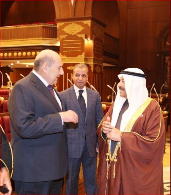 رئيس " الشيوخ" يلتقي رئيس مجلس الشورى بمملكة البحرين استقبل المستشار عبد الوهاب عبد الرازق