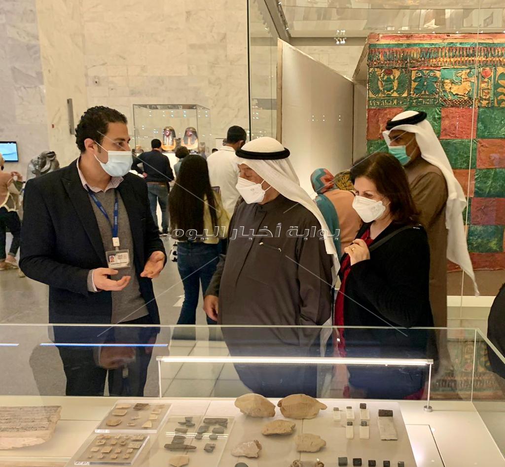 المتحف القومي للحضارة المصري يستقبل وفد من الجهاز المركزي للمحاسبات بالسعودية	