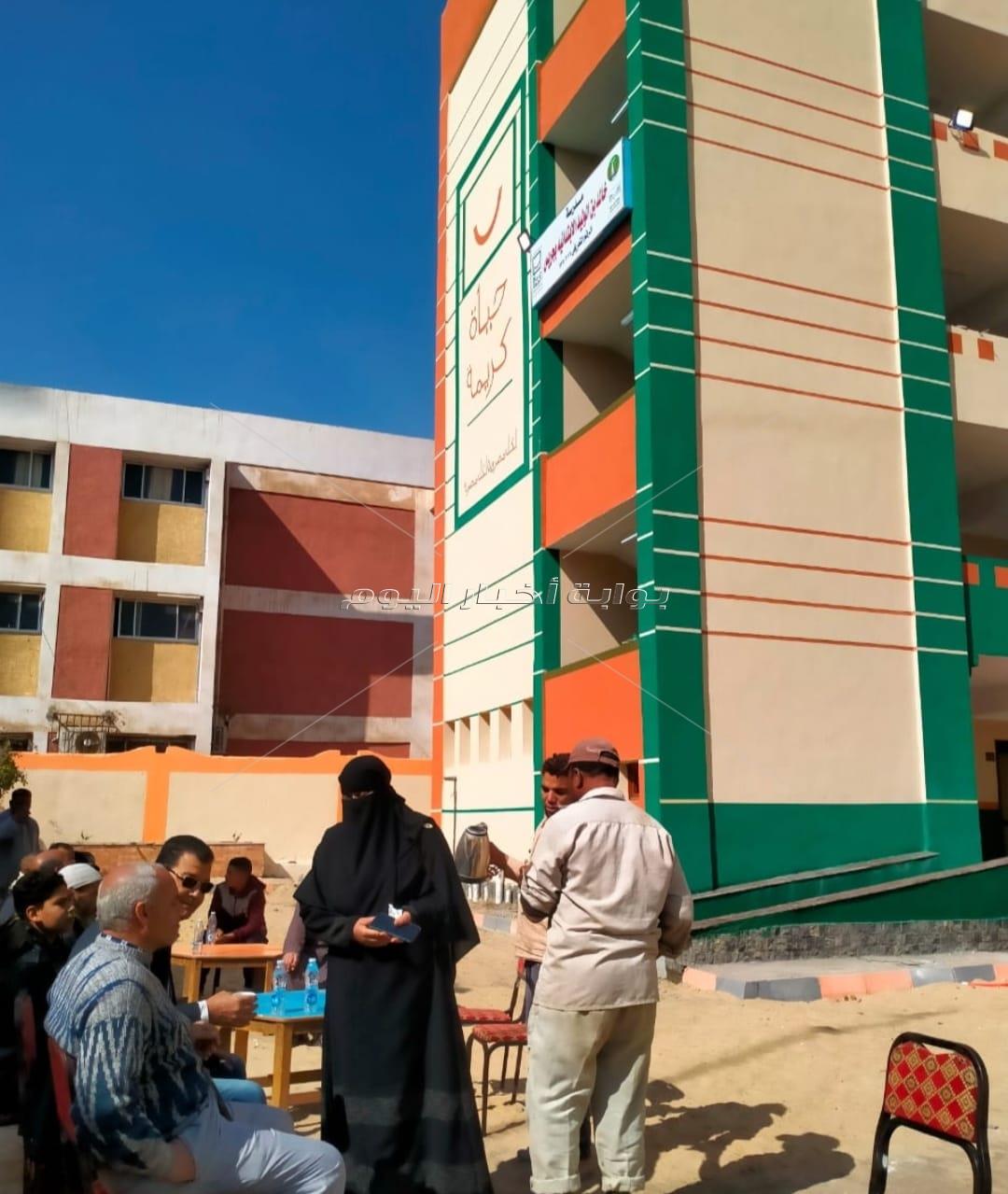حياة كريمة تجني ثمارها بقطاع الأبنية التعليمية بجريس منوفية