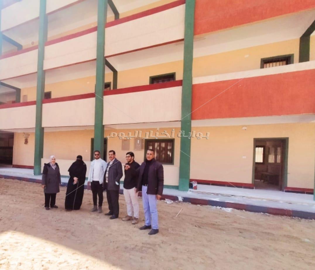 حياة كريمة تجني ثمارها بقطاع الأبنية التعليمية بجريس منوفية
