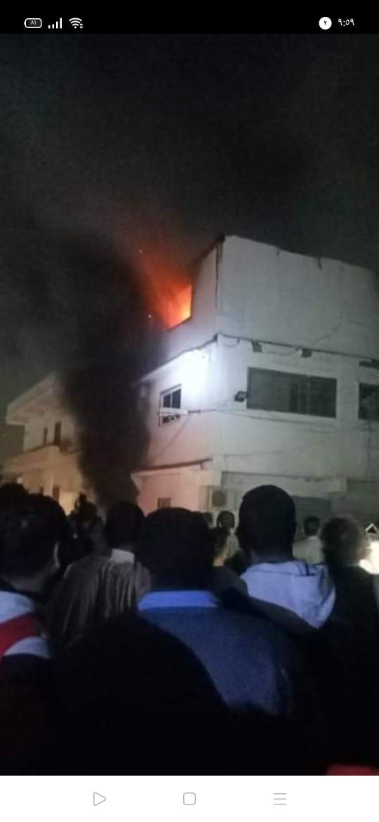 حريق هائل بأحد مناحل العسل الكبرى بالغربية