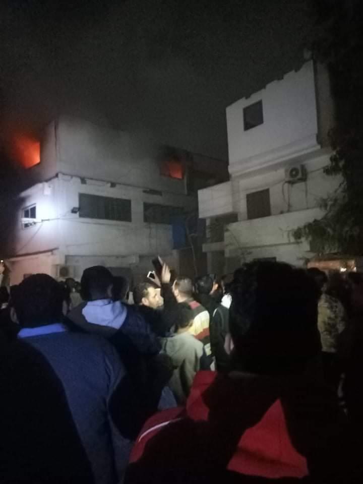 حريق هائل بأحد مناحل العسل الكبرى بالغربية