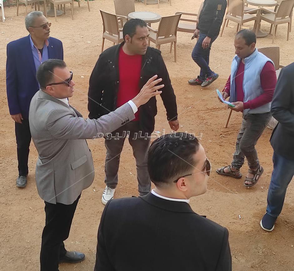 جولة " شلش"  في بعض الهيئات الشبابية و الرياضية استعدادا لافتتاحها رسميا