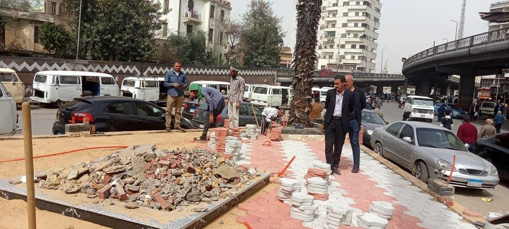 متابعة أعمال تطوير شارع البحر الأعظم 