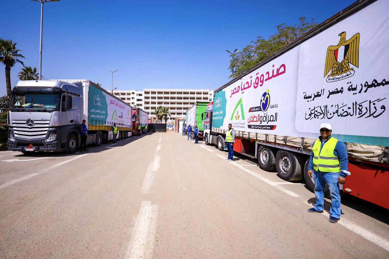 صندوق تحيا مصر: قوافل أبواب الخير تصل محافظة سوهاج