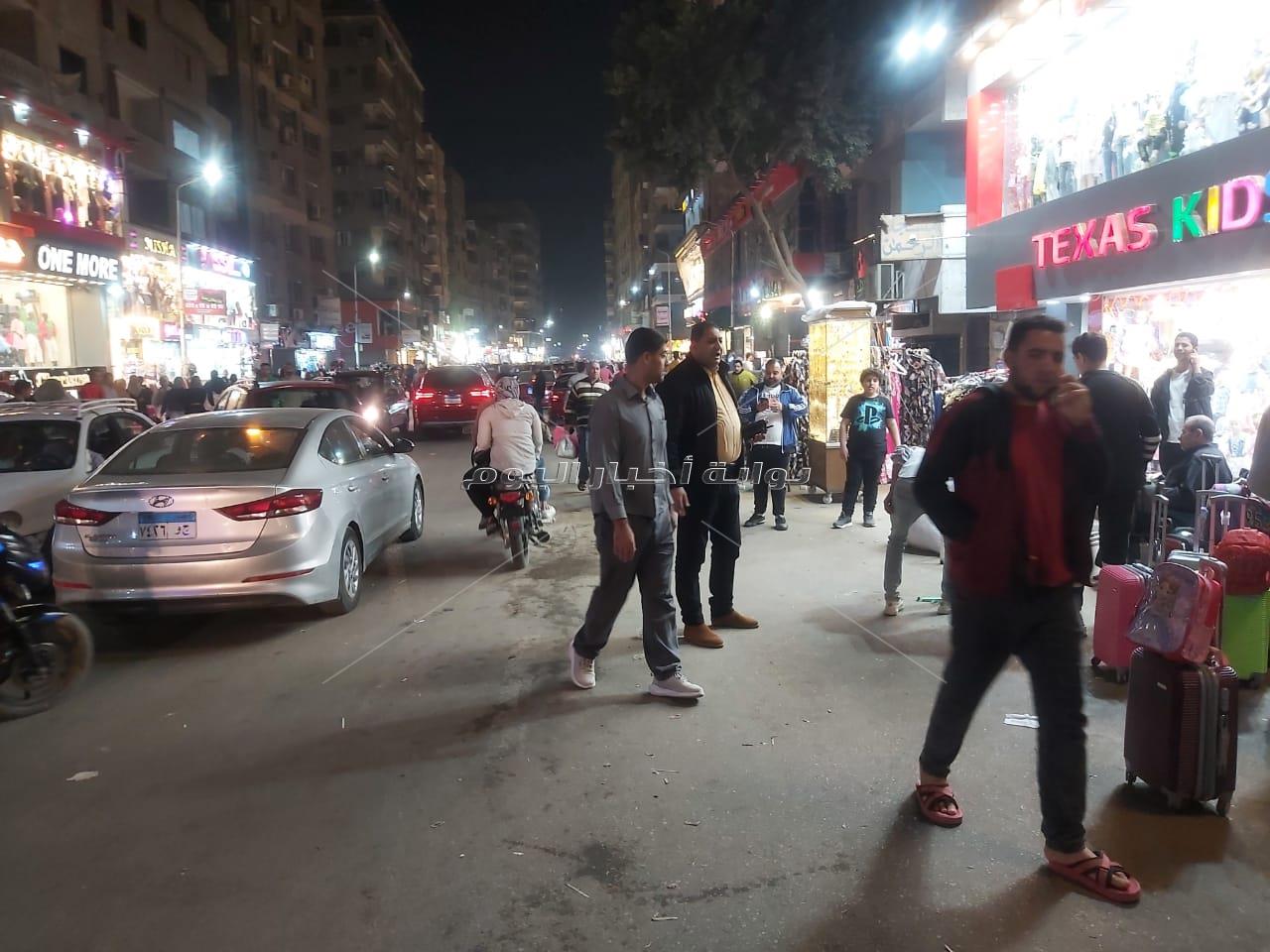 رفع إشغالات الباعة الجائلين بحي الطالبية