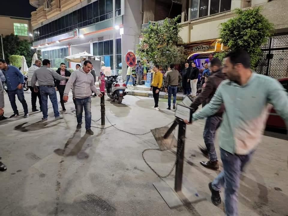 حملة إشغالات موسعة بحي العمرانية