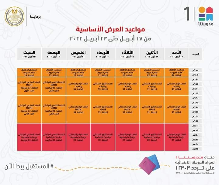 لطلاب الابتدائية والاعدادية ..وزير التعليم يعلن مواعيد عرض البرامج التعليمية للمناهج المدرسية