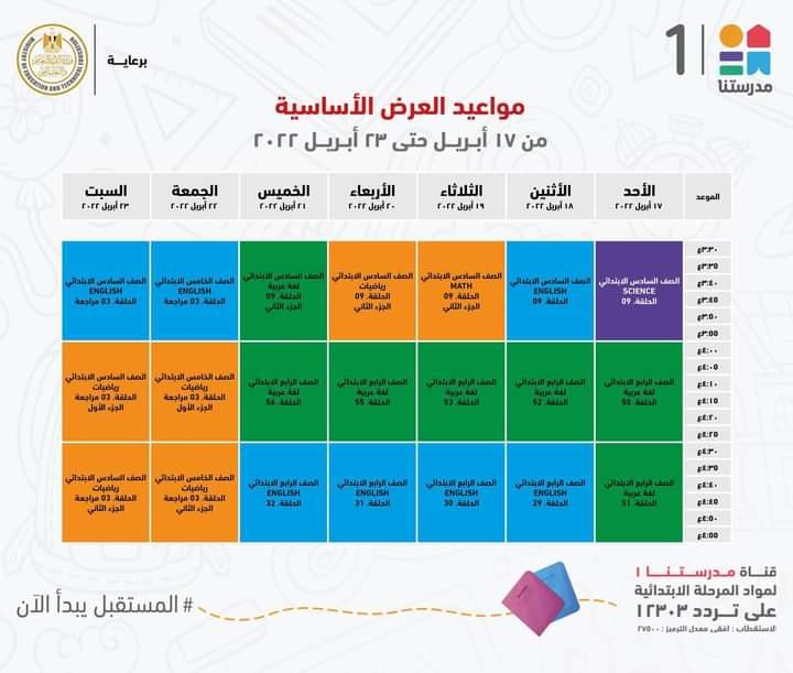 لطلاب الابتدائية والاعدادية ..وزير التعليم يعلن مواعيد عرض البرامج التعليمية للمناهج المدرسية