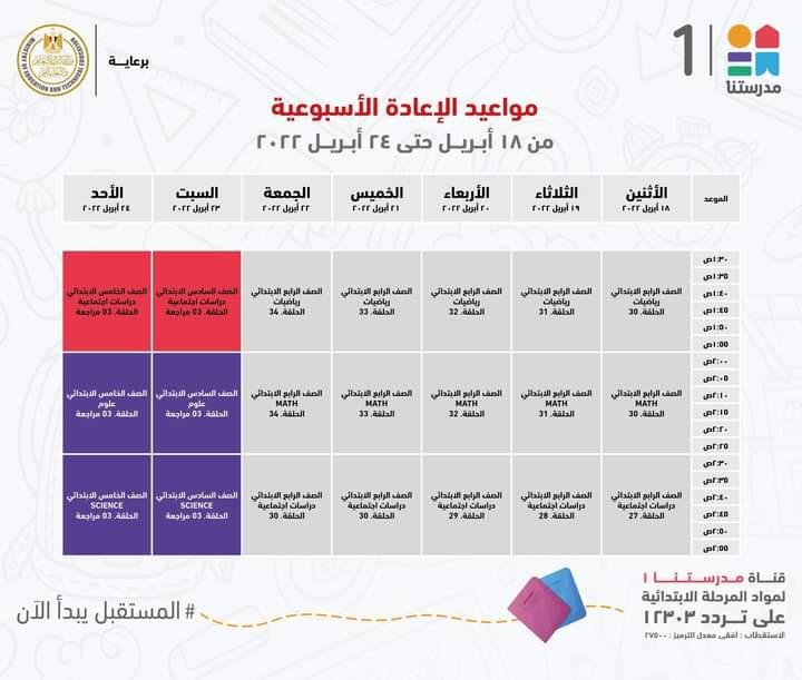 لطلاب الابتدائية والاعدادية ..وزير التعليم يعلن مواعيد عرض البرامج التعليمية للمناهج المدرسية
