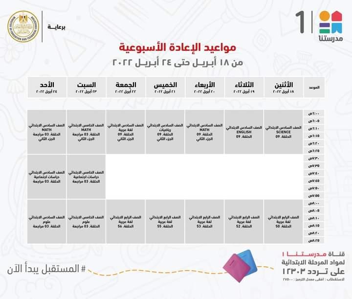 لطلاب الابتدائية والاعدادية ..وزير التعليم يعلن مواعيد عرض البرامج التعليمية للمناهج المدرسية