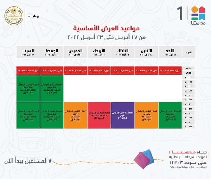 لطلاب الابتدائية والاعدادية ..وزير التعليم يعلن مواعيد عرض البرامج التعليمية للمناهج المدرسية