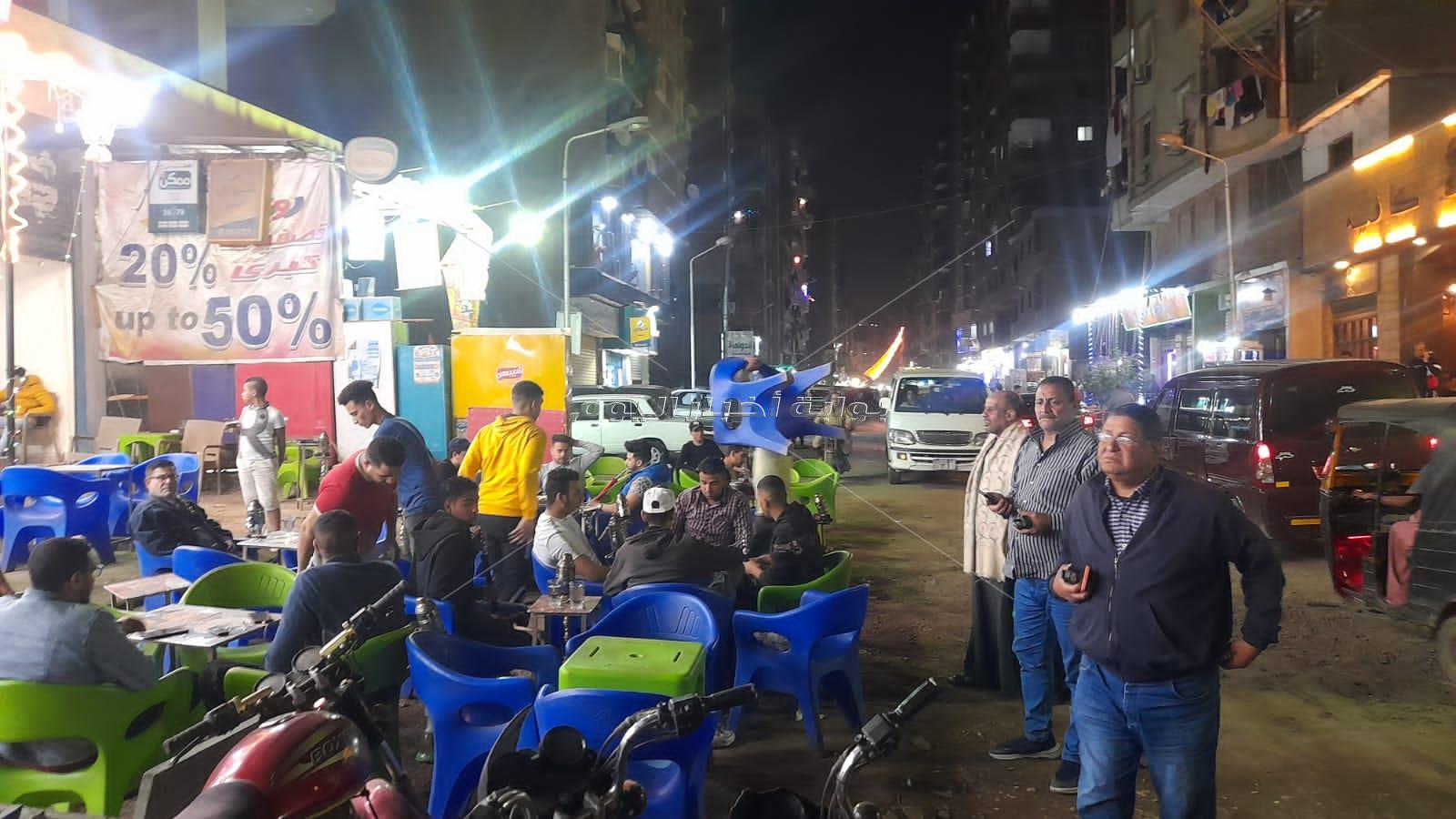 غلق مقهى ورفع 100 حالة إشغال طريق