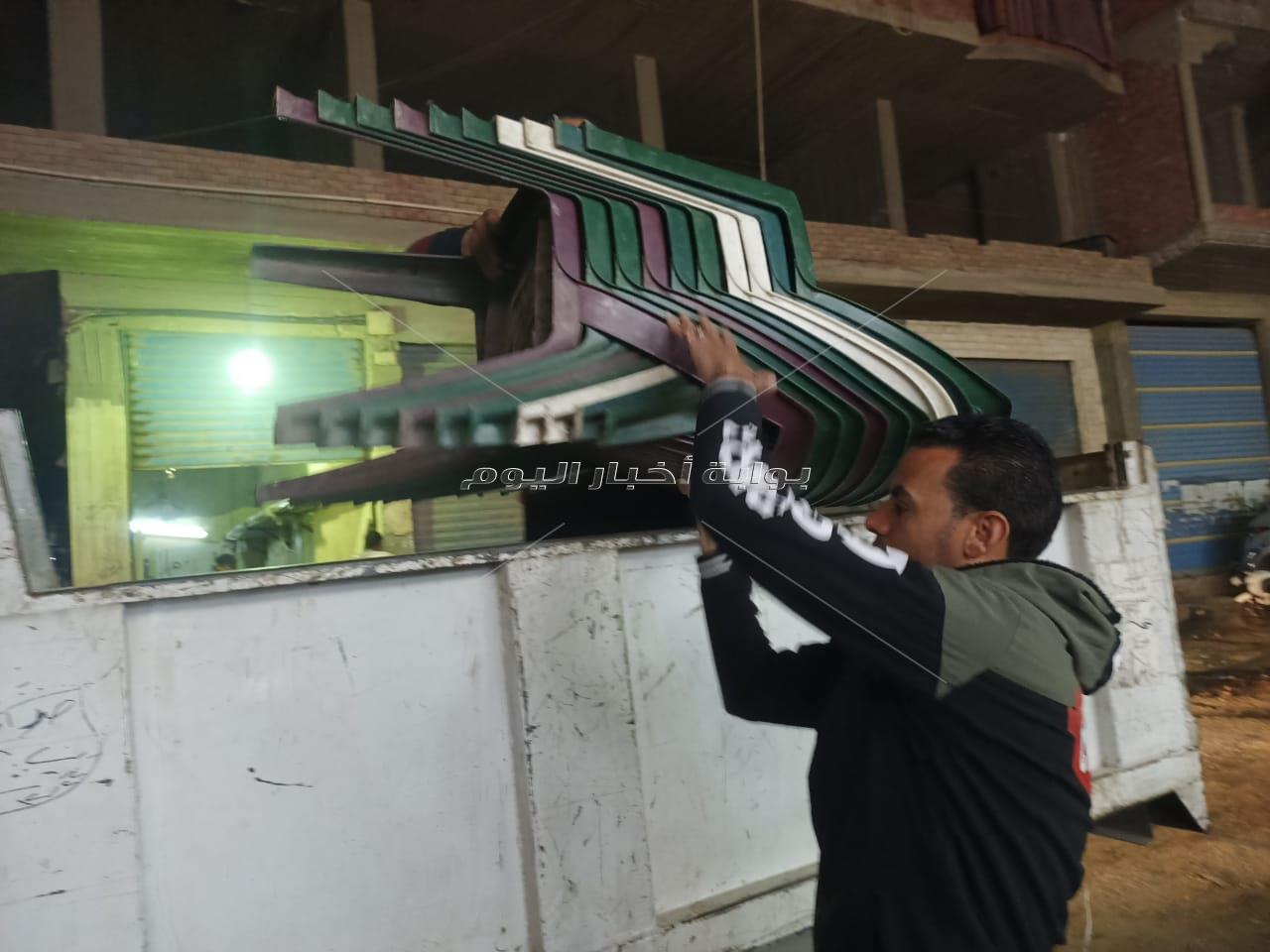 غلق مقهى ورفع 100 حالة إشغال طريق