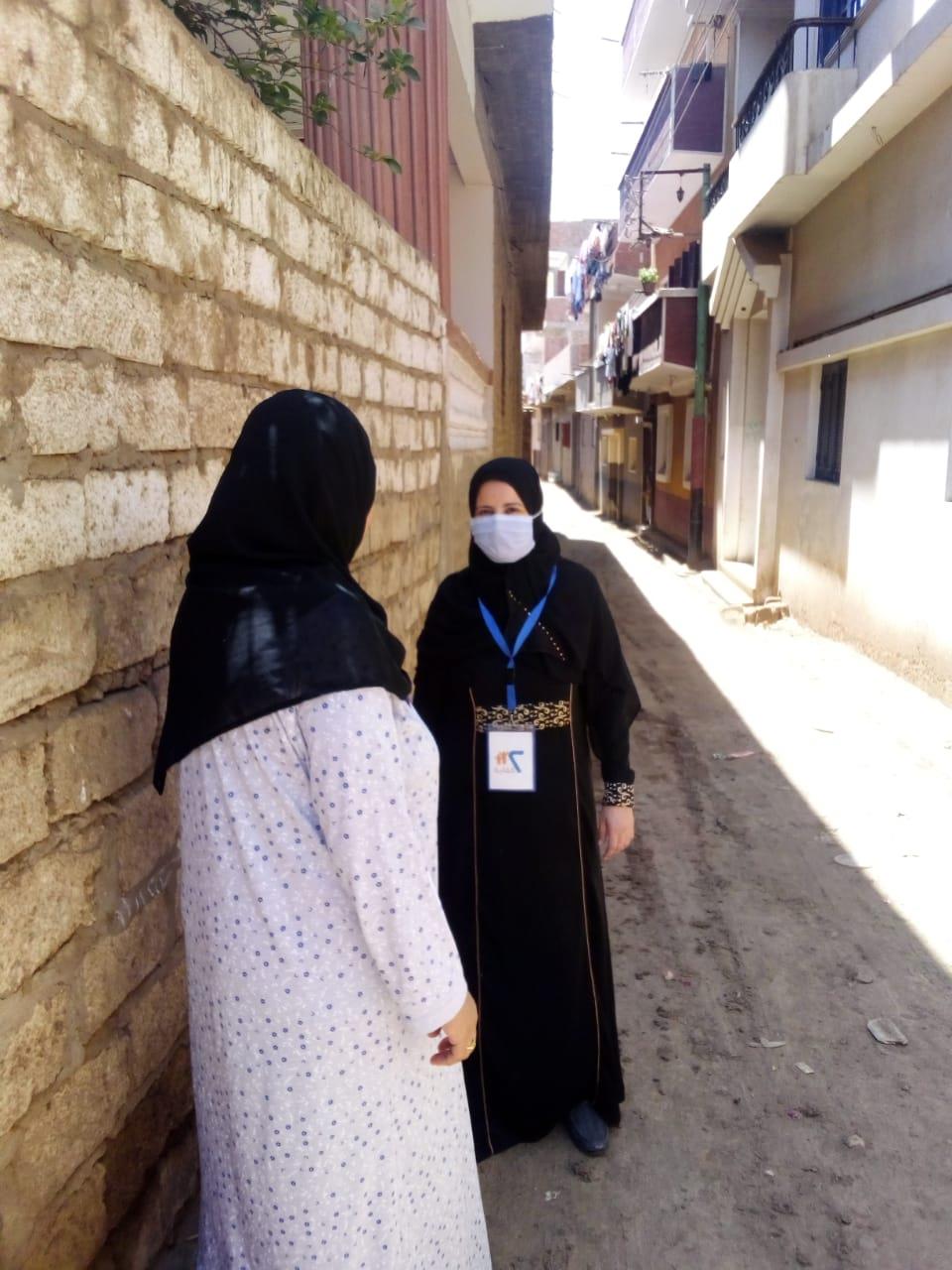  وزيرة التضامن تتلقى تقريرًا مفصلًا عن جهود مشروع "2 كفاية
