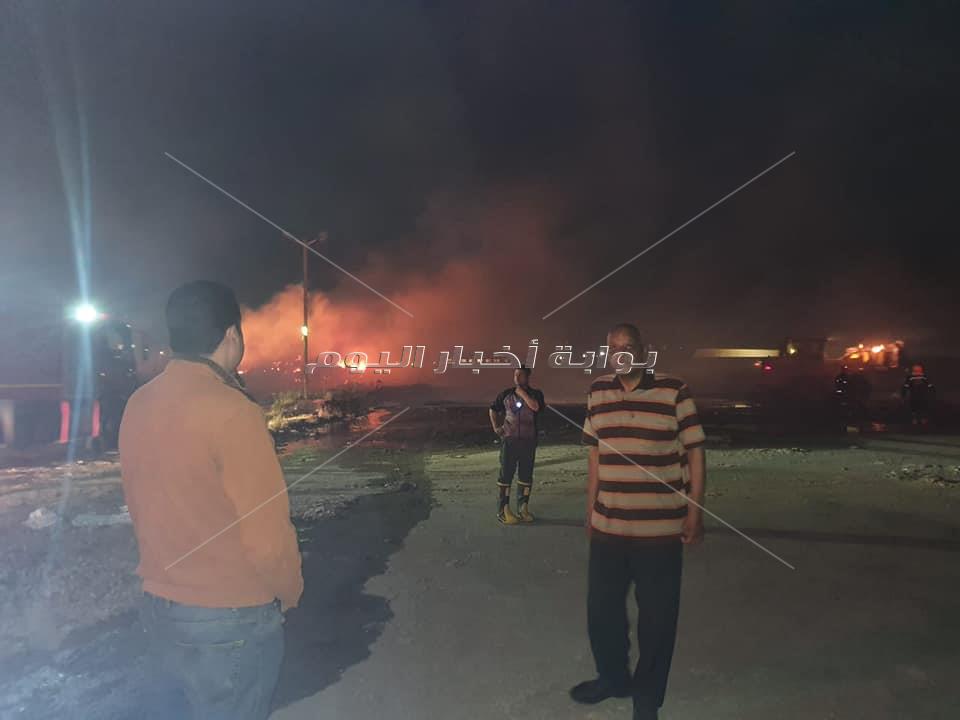 إخماد حريق بمخازن الشركة الأهلية للورق في الإسكندرية