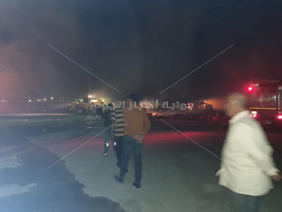 إخماد حريق بمخازن الشركة الأهلية للورق في الإسكندرية
