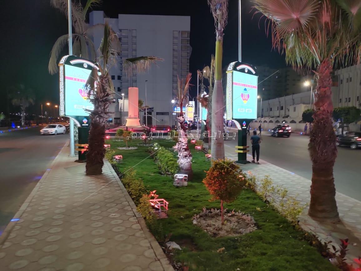 محافظ البحيرة يتابع أعمال التطوير ورصف حارة الخدمة بطريق زاوية غزال بدمنهور 