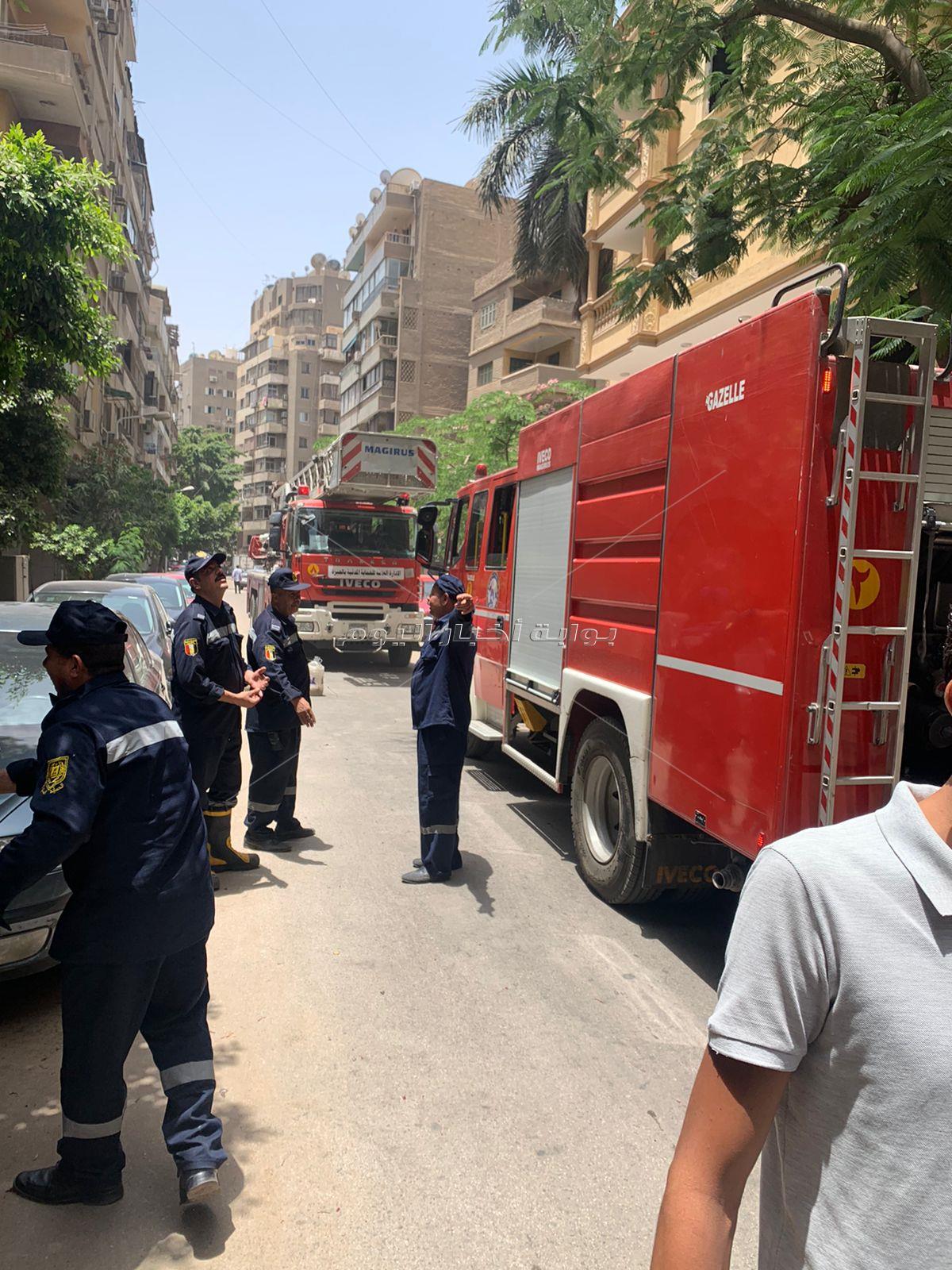 السيطرة على حريق في شقة سكنية بسبب ماس كهربائي