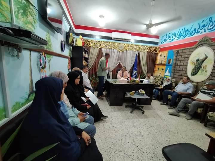 ورشة عمل لوحدة تكافؤ الفرص وحقوق الانسان لمتابعة المبادرات بتعليم دمياط 