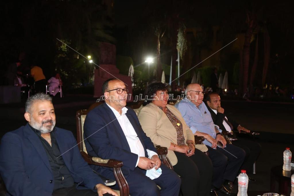 بحضور وزيرة الثقافة :  انغام تطلق اولي حفلات مهرجان الاوبرا الصيفى