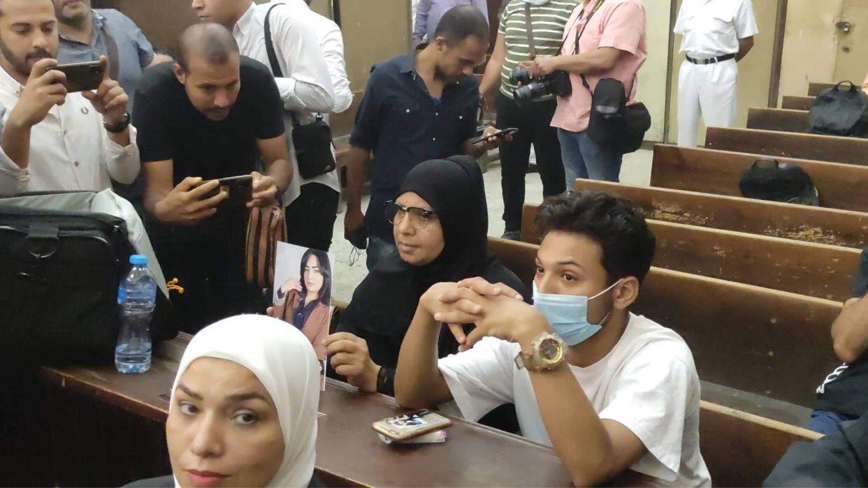 فعاليات جلسة محاكمة القاضي قاتل المذيعة شيماء جمال