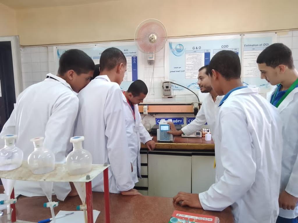 مياه المنوفية 220 طالب بالمدرسة الثانوية الفنية الصيفي أنهوا فترة التدريب الصيفي